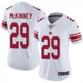 Wholesale Cheap Nike Giants #29 Xavier McKinney White Women's Stitched NFL Vapor Untouchable Limited Jersey