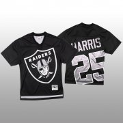 Wholesale Cheap NFL Las Vegas Raiders #25 Erik Harris Black Men's Mitchell & Nell Big Face Fashion Limited NFL Jersey