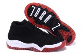 Wholesale Cheap Kid\'s Air Jordan 11 Future Shoes Black/white-red