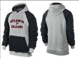 Wholesale Cheap Atlanta Falcons Heart & Soul Pullover Hoodie Grey & Black