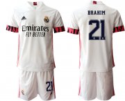 Wholesale Cheap Men 2020-2021 club Real Madrid home 21 white Soccer Jerseys1