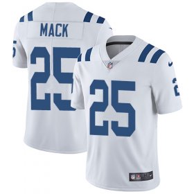Wholesale Cheap Nike Colts #25 Marlon Mack White Men\'s Stitched NFL Vapor Untouchable Limited Jersey