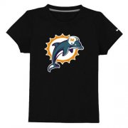 Wholesale Cheap Miami Dolphins Sideline Legend Authentic Logo Youth T-Shirt Black