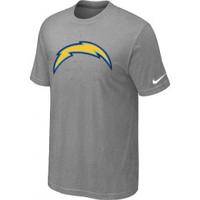 Wholesale Cheap Los Angeles Chargers Sideline Legend Authentic Logo Dri-FIT Nike NFL T-Shirt Light Grey