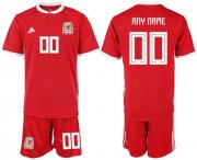 Wholesale Cheap Wales Personalized Home Soccer Country Jersey