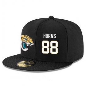 Wholesale Cheap Jacksonville Jaguars #88 Allen Hurns Snapback Cap NFL Player Black with White Number Stitched Hat