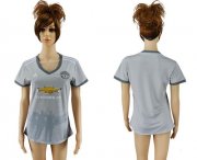 Wholesale Cheap Women's Manchester United Blank Sec Away Soccer Club Jersey