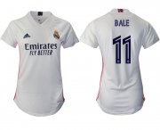 Wholesale Cheap Women 2020-2021 Real Madrid home aaa version 11 white Soccer Jerseys1