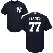 Wholesale Cheap New York Yankees #77 Clint Frazier Majestic Cool Base Jersey Navy