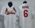 Wholesale Cheap Cardinals #6 Stan Musial White New Cool Base Stitched MLB Jersey