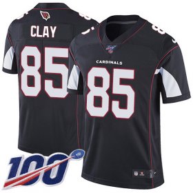 Wholesale Cheap Nike Cardinals #85 Charles Clay Black Alternate Men\'s Stitched NFL 100th Season Vapor Limited Jersey