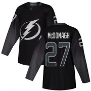 Cheap Adidas Lightning #27 Ryan McDonagh Black Alternate Authentic Stitched NHL Jersey