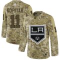 Wholesale Cheap Adidas Kings #11 Anze Kopitar Camo Authentic Stitched NHL Jersey