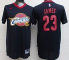 Wholesale Cheap Men's Cleveland Cavaliers #2 Kyrie Irving Revolution 30 Swingman 2014 New Navy Blue Fashion Short-Sleeved Jersey