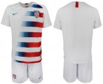 Wholesale Cheap USA Blank Home Soccer Country Jersey