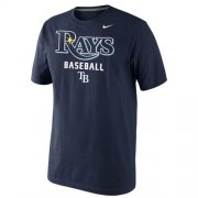 Wholesale Cheap Tampa Bay Rays Nike Home Practice T-Shirt Navy