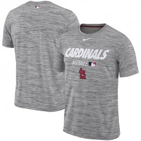 Wholesale Cheap St. Louis Cardinals Nike Authentic Collection Velocity Team Issue Performance T-Shirt Gray