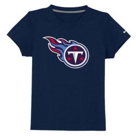 Wholesale Cheap Tennessee Titans Sideline Legend Authentic Logo Youth T-Shirt Dark Blue