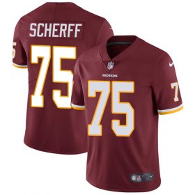 Wholesale Cheap Nike Redskins #75 Brandon Scherff Burgundy Red Team Color Youth Stitched NFL Vapor Untouchable Limited Jersey