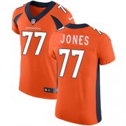 Wholesale Cheap Nike Broncos #77 Sam Jones Orange Team Color Men's Stitched NFL Vapor Untouchable Elite Jersey