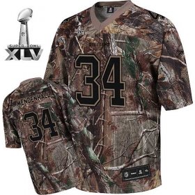 Wholesale Cheap Steelers #34 Rashard Mendenhall Camouflage Realtree Super Bowl XLV Stitched NFL Jersey