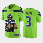 Cheap Seattle Seahawks #3 Russell Wilson Nike Team Hero 2 Vapor Limited NFL Jersey Green
