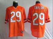 Wholesale Cheap Bears #29 Chester Taylor Orange Stitched NFL Jersey