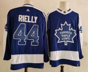 Wholesale Cheap Men's Toronto Maple Leafs #44 Morgan Rielly Royal Blue 2021 Retro Stitched NHL Jersey