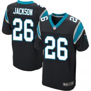 Wholesale Cheap Nike Panthers #26 Donte Jackson Black Team Color Men's Stitched NFL Elite Jersey