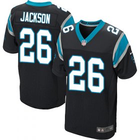 Wholesale Cheap Nike Panthers #26 Donte Jackson Black Team Color Men\'s Stitched NFL Elite Jersey