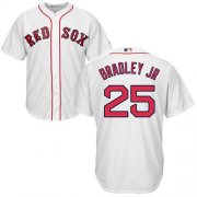 Wholesale Cheap Red Sox #25 Jackie Bradley Jr White Cool Base Stitched Youth MLB Jersey