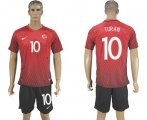 Wholesale Cheap Turkey #10 Turan Home Soccer Country Jersey