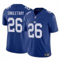 Cheap Men's New York Giants #26 Devin Singletary Blue 2023 F.U.S.E. Vapor Untouchable Limited Football Stitched Jersey