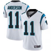 Wholesale Cheap Men's Nike Panthers #11 Robby Anderson White Stitched NFL Vapor Untouchable Limited Jersey
