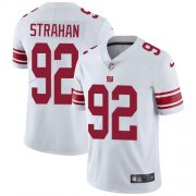Wholesale Cheap Nike Giants #92 Michael Strahan White Men's Stitched NFL Vapor Untouchable Limited Jersey