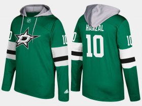 Wholesale Cheap Stars #10 Martin Hanzal Green Name And Number Hoodie
