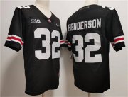 Cheap Men's Ohio State Buckeyes #32 TreVeyon Henderson Black 2023 F.U.S.E. Limited Stitched Jersey