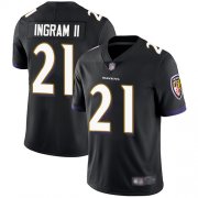 Wholesale Cheap Nike Ravens #21 Mark Ingram II Black Alternate Men's Stitched NFL Vapor Untouchable Limited Jersey