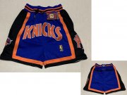 Wholesale Cheap New York Knicks Shorts (Black) JUST DON By Mitchell & Ness