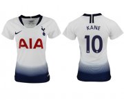 Wholesale Cheap Women's Tottenham Hotspur #10 Kane Home Soccer Club Jersey