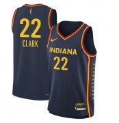 Cheap Youth Indiana Fever Caitlin Clark Nike Navy 2024 WNBA Draft Explorer Edition Victory Player Jersey