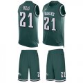 Wholesale Cheap Nike Eagles #21 Jalen Mills Green Team Color Men's Stitched NFL Limited Tank Top Suit Jersey