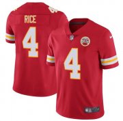 Cheap Men's Kansas City Chiefs #4 Rashee Rice Red Vapor Untouchable Limited Stitched Football Jersey