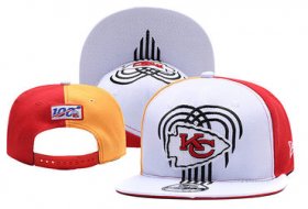 Wholesale Cheap Chiefs Fresh Logo White Red 2019 Draft Adjustable Hat YD