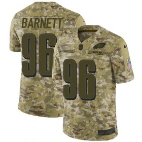 Wholesale Cheap Nike Eagles #96 Derek Barnett Camo Men\'s Stitched NFL Limited 2018 Salute To Service Jersey