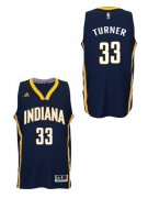Wholesale Cheap Indiana Pacers #33Myles Turner 2014-15 New Swingman Road Jersey Navy