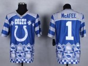 Wholesale Cheap Nike Colts #1 Pat McAfee Royal Blue Men's Stitched NFL Elite Noble Fashion Jersey