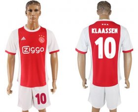 Wholesale Cheap Ajax #10 Klaassen Home Soccer Club Jersey