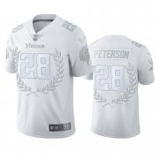 Wholesale Cheap Minnesota Vikings #28 Adrian Peterson Men's Nike Platinum NFL MVP Limited Edition Jersey