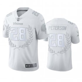 Wholesale Cheap Minnesota Vikings #28 Adrian Peterson Men\'s Nike Platinum NFL MVP Limited Edition Jersey